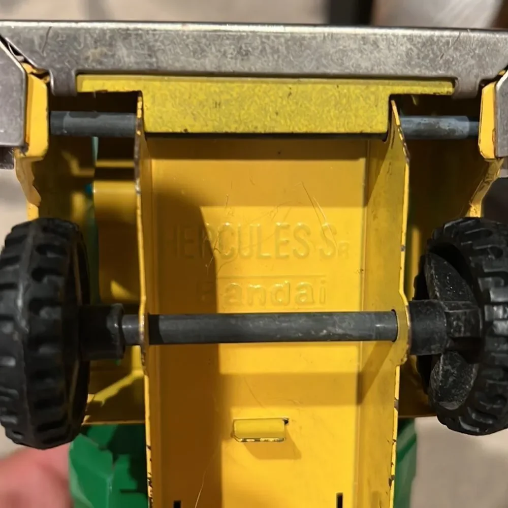 Bandai HERCULESS Tin Toy Dump Truck Late 1960s Japan pressed‎ steel toy